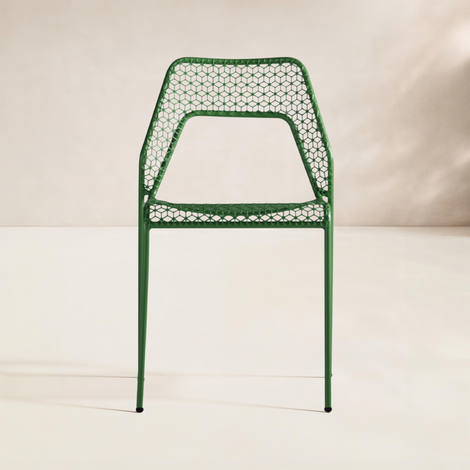 Hot Mesh Stackable Patio Side Chair, Green