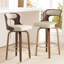 Tabouret de bar et de comptoir pivotant en similicuir-1199488123