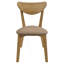 Ensemble de chaises d'appoint en bois de noyer clair Carson (ensemble de 2)