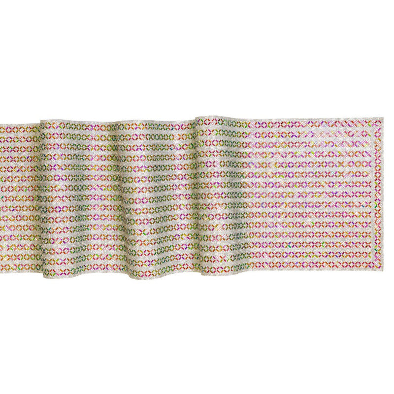 Sparkles Home Madison Avenue Geometric Table Runner | Polyester | X-Pattern | Rectangle | 72", 90" x 13"