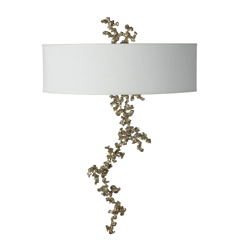 Coral Sconce - White, White
