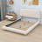 Milenka Upholstered Platform Bed with Curve-Shaped Headboard-1909223395-1909223407