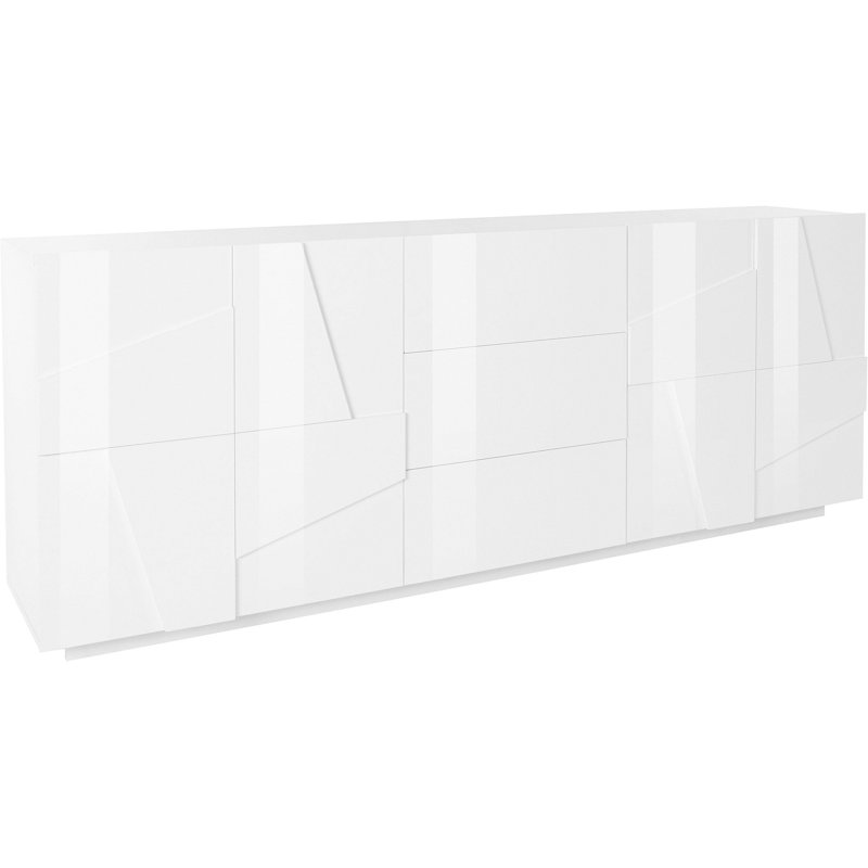 Longford 220cm Sideboard, White