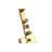 Transitional 9 Light Gold Crystal Wall Sconce