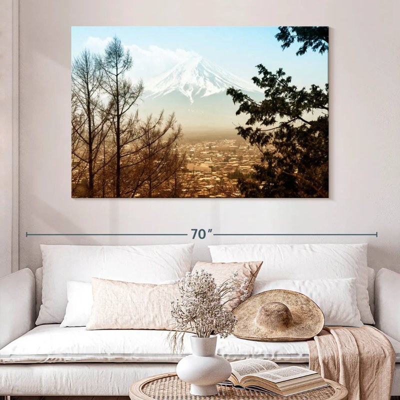 Ravi Mt. Fuji, 34" H x 51" W