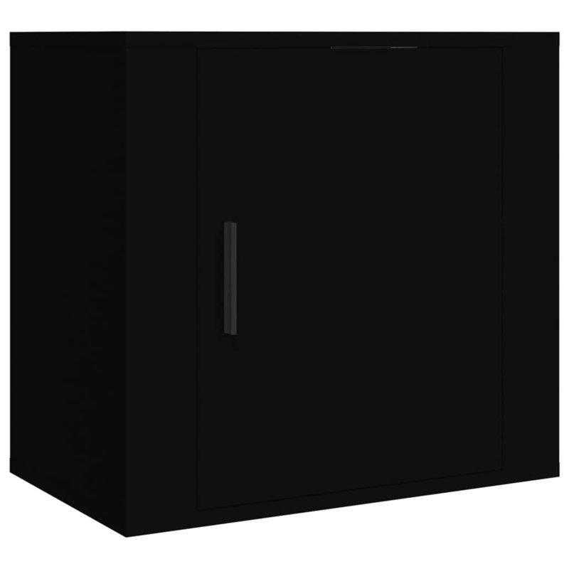 Janiyha 50cm W Manufactured Wood Bedside Table, 2, Black