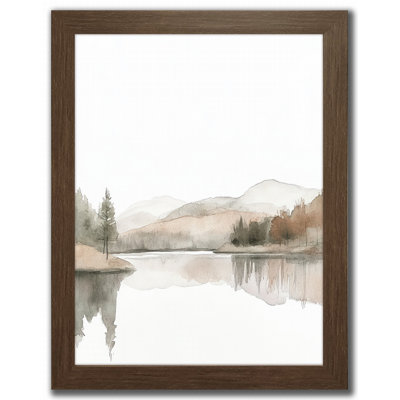 «Softly Flowing I», art mural encadré