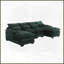 Canapé modulaire moderne en chenille en U de 111 pouces - Confort spacieux pour les salons-746303320
