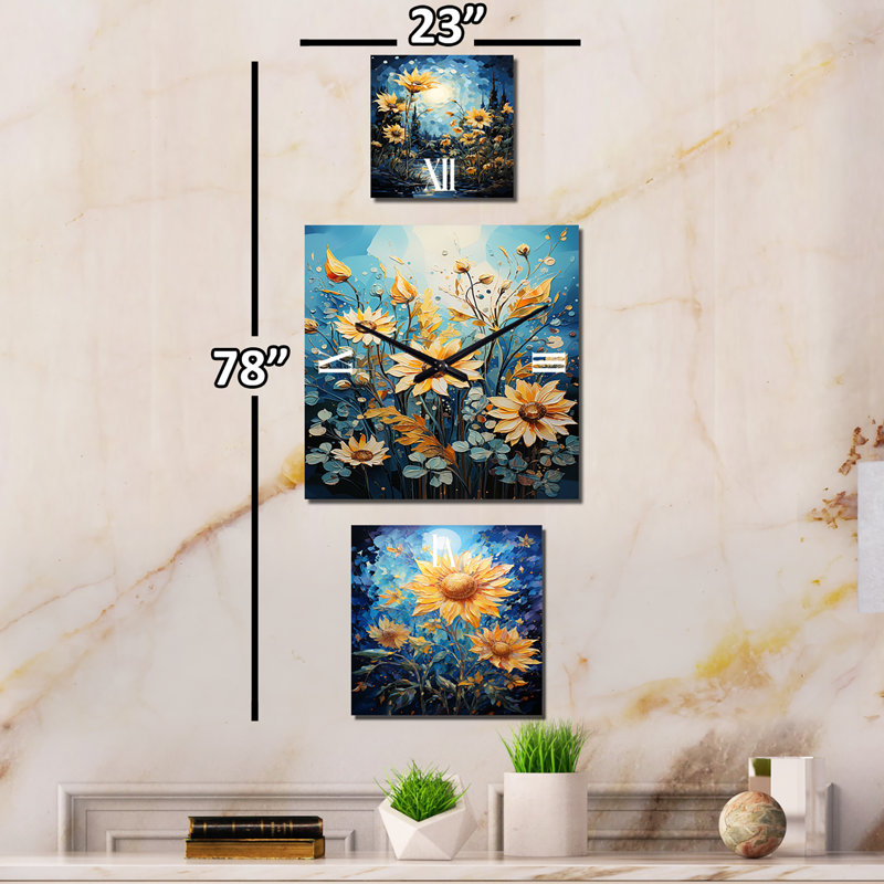 Shawin Metal Wall Clock