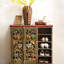 Armoire de véranda moderne en bois massif à porte simple
