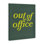 Toile Minimal Out Of Office, design par Victoria Barnes