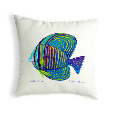 Sailfin Tang Indoor/Outdoor Throw Pillow