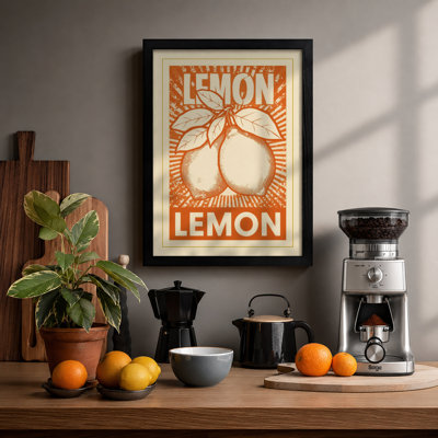 Lemon Union Vintage - Framed Print