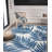 Benavidez Reversible Floral Blue/Ivory Indoor & Outdoor Area Rug-665253012