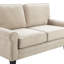 Causeuse en tissu à accoudoirs arrondis 61 po Serta Copenhagen-364238775