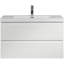 Meuble-lavabo flottant 36 po avec lavabo, meuble-lavabo mural moderne 36 po avec lavabo et tiroirs à fermeture en douceur, blanc brillant-905015731-905015729