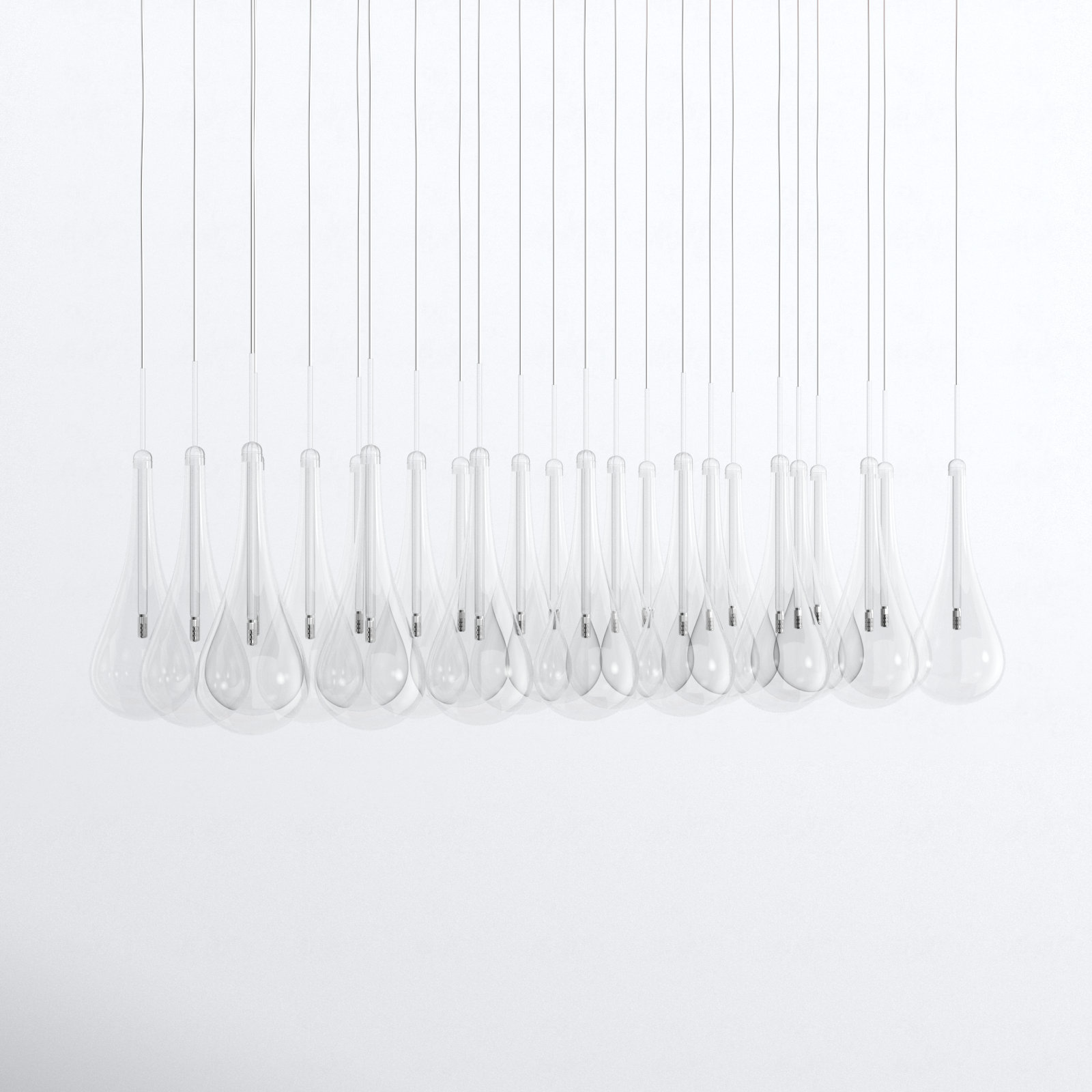 Deva 24 Light Glass Dimmable Pendant