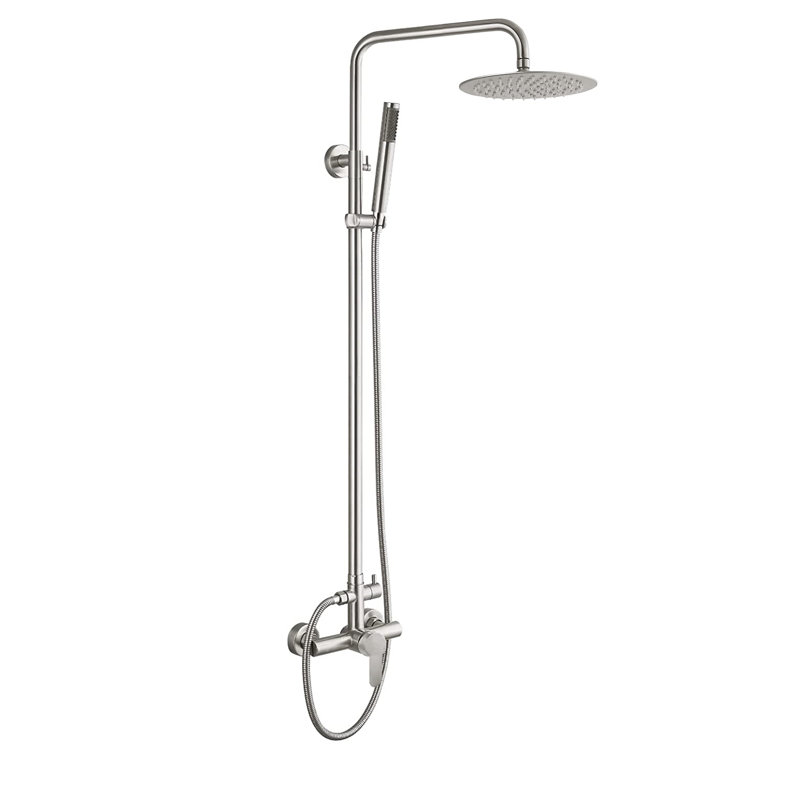 Liria Wall Mount Dual Function Shower, Brushed