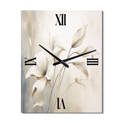 Horloge murale Ilwad - Abstract Botanicals