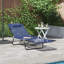 vidaXL Folding Sun Lounger Folding Textilene Outdoor Chair Garden Recliner-1555197489