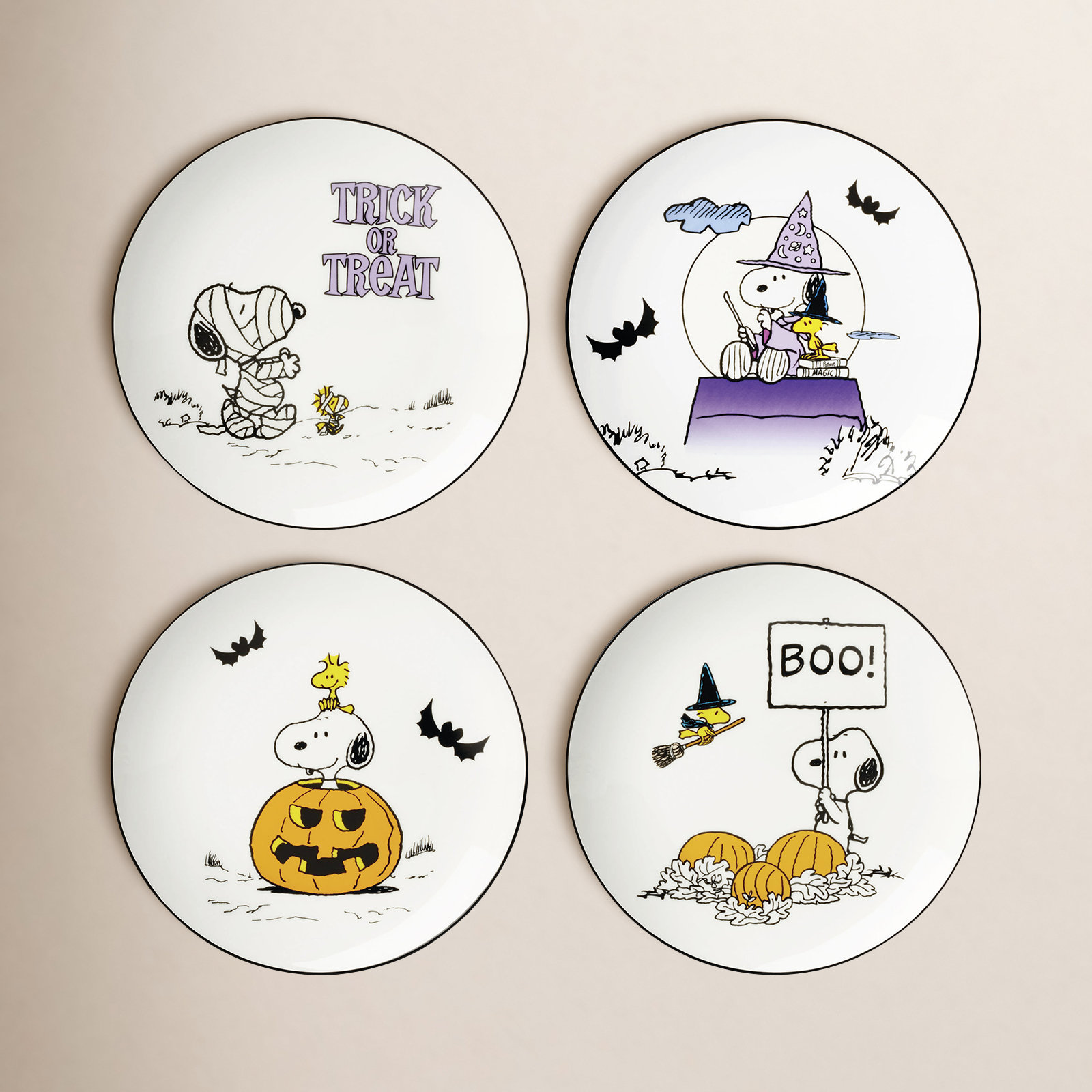 Lenox The Great Pumpkin Accent Plates, Set of 4