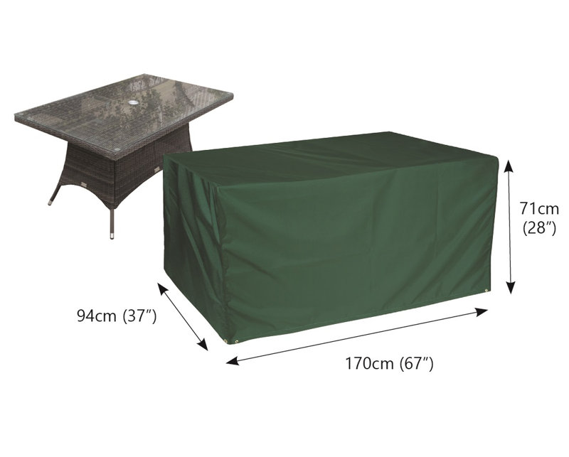 67 " W Outdoor Patio Table Cover