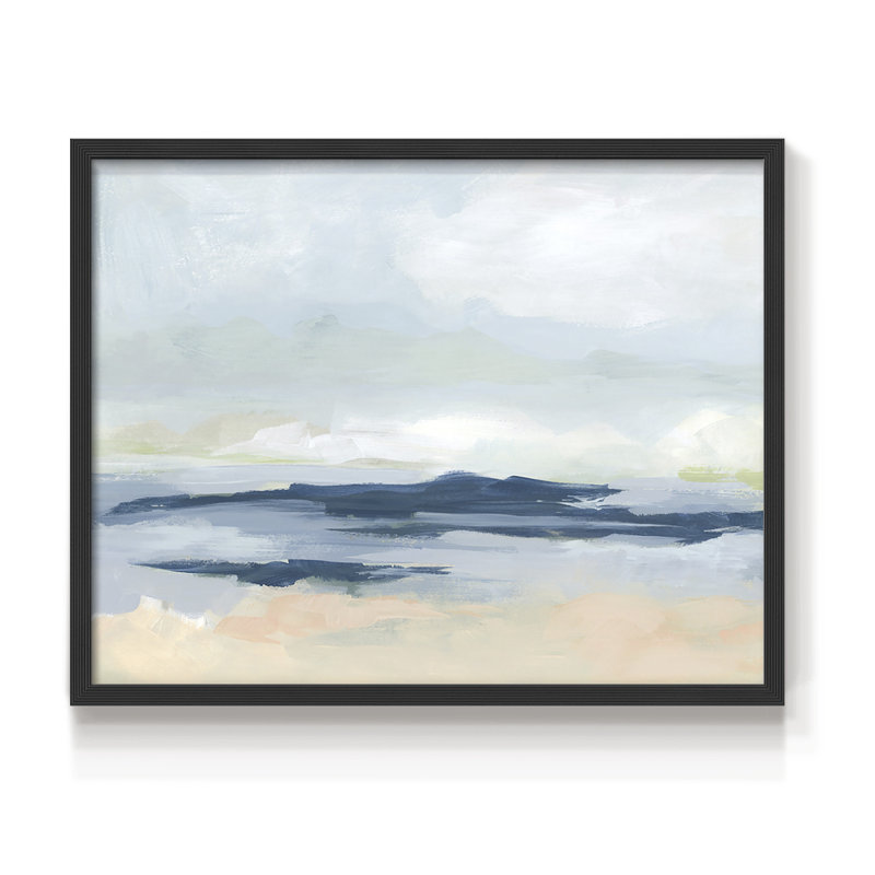 Matala Coast II -Framed Print - Restickable, Black, 16" H x 20" W