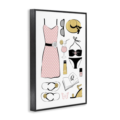 Giclée encadrée par Summer Vibes Nessities, conception de Martina Pavlova
