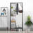 Coat Rack With Mirror, Multifunctional Hall Tree With Shoe Storage