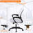Office Chair Adjustable Height Office Chair Executive Desk Chair Ergonomic Mesh Task Chair Swivel Rolling Office Computer Chair with Armrest Wheels for Office Home-2084070269