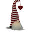 Chapeau rayé rouge et blanc 13,5 po