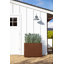 Jardinière rectangulaire en métal Corten Steel Series-20733628