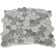 Orbit Circles 12 in. x 12 in. x 8 mm Mosaic Floor and Wall Tile