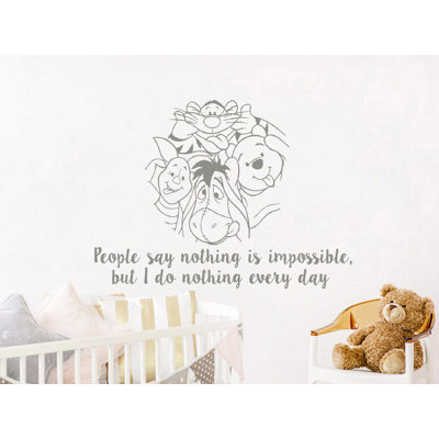 Décalcomanie murale winnie classic the pooh