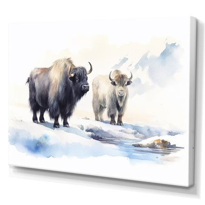 Domestique yak II sur toile