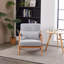 Chaise d'appoint de style moderne Mid-Century, fauteuil avec chaises rembourrées et cadre de lecture en bois massif et balcon de chambre à coucher pour salon -1960672674-1960672676