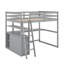 Lit mezzanine double avec bureau et tablettes-2007363023