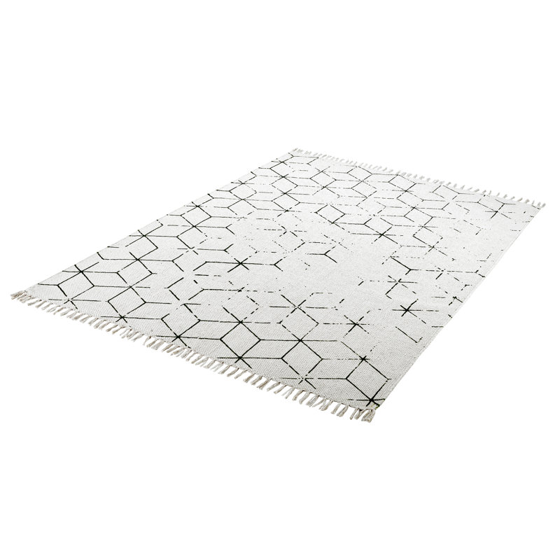 Castle Geometric Hand Woven Area Rug, Rectangular 160 x 230cm