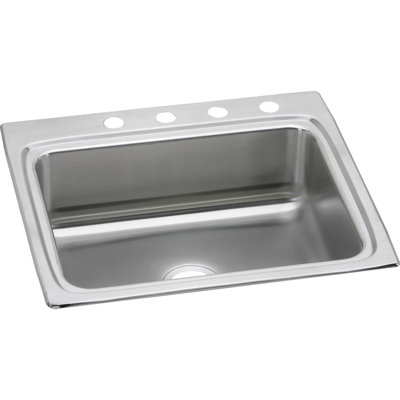 Évier de cuisine à montage sur plan L 25 po x l 22 po Lustertone