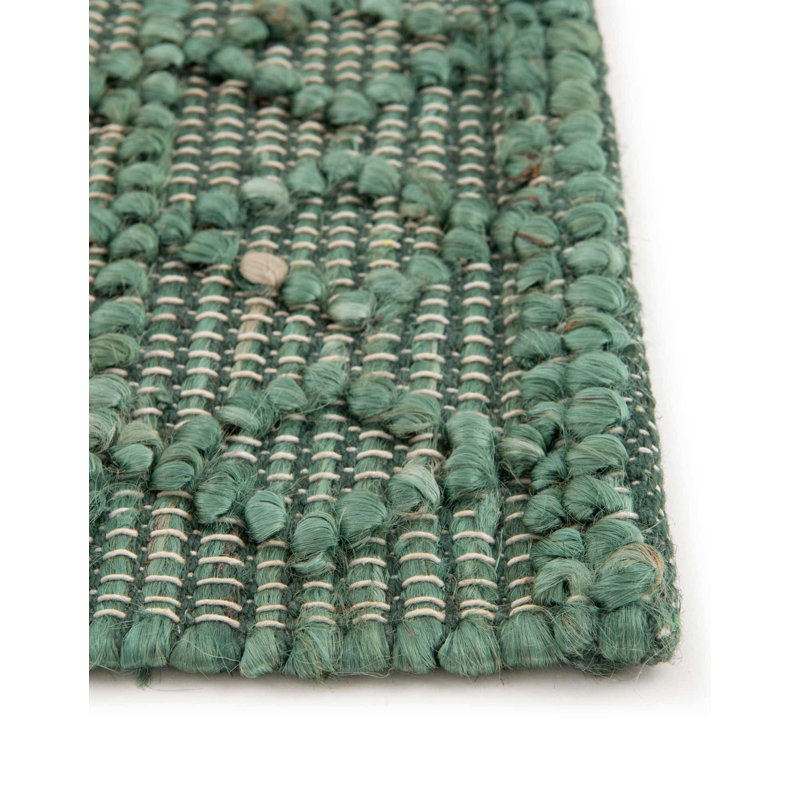 Tapis en jute / sisal géométrique tissé à la main Jerah, Tapis de couloir 2 pi 7 po x 9 pi 10 po