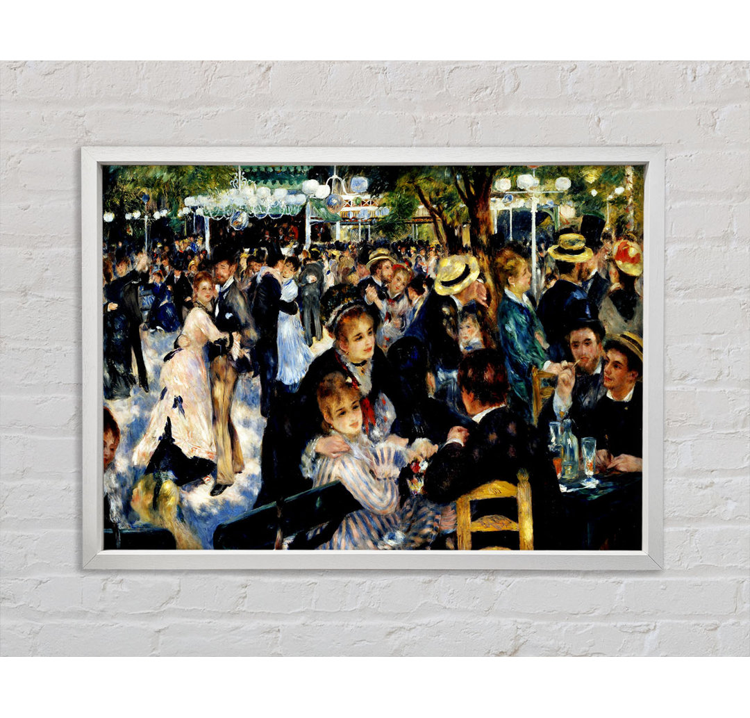 Renoir Montmartre - Einzelner Bilderrahmen Kunstdrucke auf Leinwand