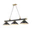 Luminaire suspendu linéaire 3 lumières Annaleisa-62758324-62758326