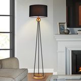 Arwen 69'' Gold Tripod Floor Lamp