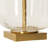 Lampe de table en verre Arnita