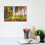 Green And Yellow Leaves On Trees In Woodland by Valery Rybakow - Painting on Canvas-63929285-63929286