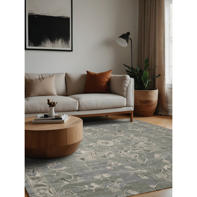 Tapis gris lavable à la machine