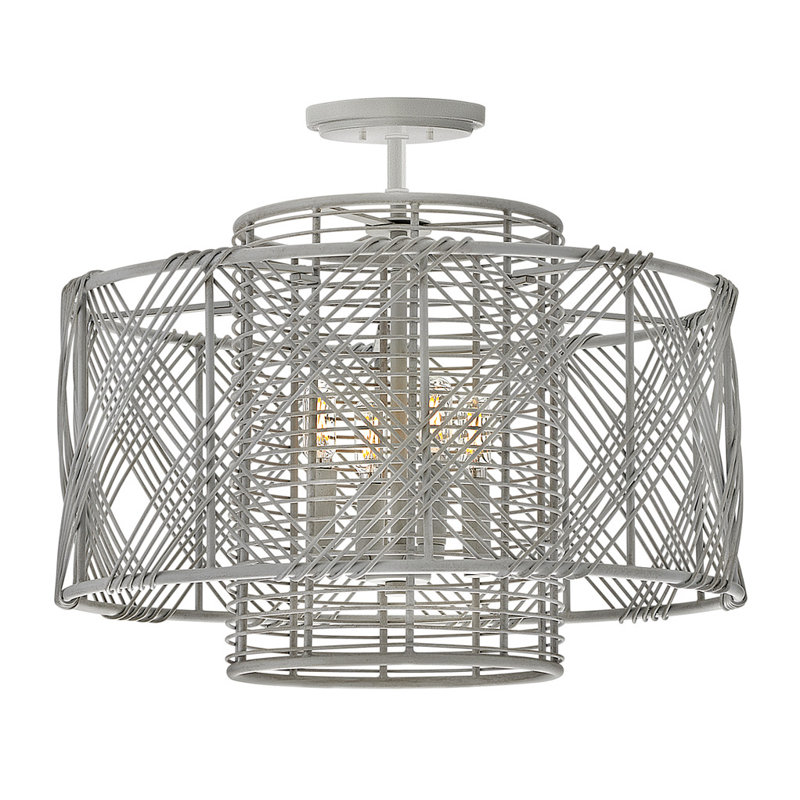 Brooke 4-Light Chandelier, Light Ashwood