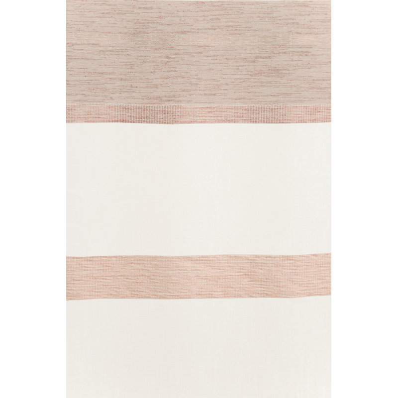 Gladeview Semi Sheer Curtain, Rose