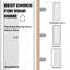 Interior Door Slab Only (Not Prehung), 3-Panel Shaker Design, Engineered Oak Veneer Primed, Solid Core, Available Pre-Drilled (Left or Right Door Handing) for Swing Doors or Non Pre-Drilled (Reversible Door Handing) for Sliding, Swing, or Pocket Use-111766698-111766699