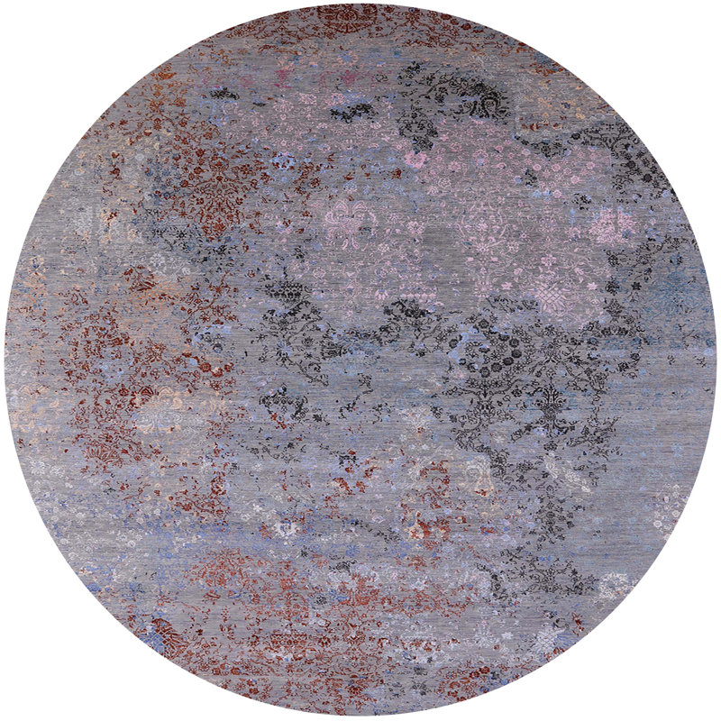 Aivo Moroccan Indoor Rug, Round 8'